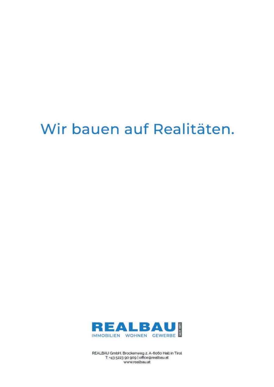 2-Zimmer-Wohnung, Top 03, EG, Hall in Tirol – Dokument 1 — Seite 18 von 18