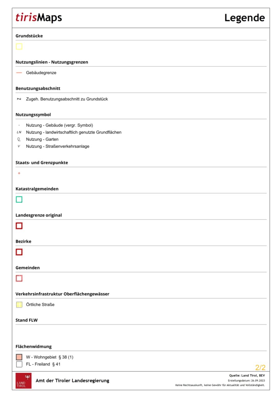 Traumlage in Hall in Tirol – Dokument 1 — Seite 2 von 2