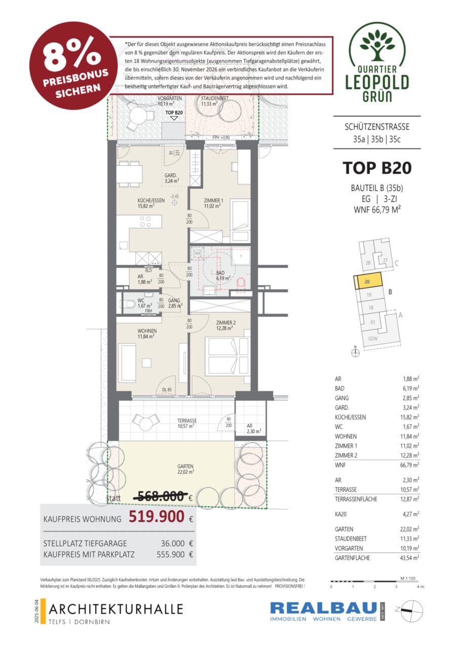 3-Zimmer-Gartenwohnung, Top B20, Innsbruck – Dokument 2 — Seite 1 von 1