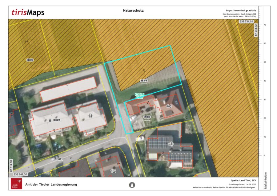 Traumlage in Hall in Tirol – Dokument 2 — Seite 1 von 2