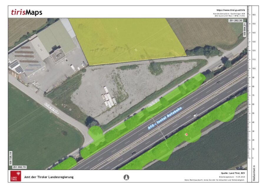 Teilflächen-Vergabe! Ideales Baugrundstück in 6200 Jenbach, Nähe Autobahnanschluss A12 – Tiris Naturschutz — Seite 1 von 1