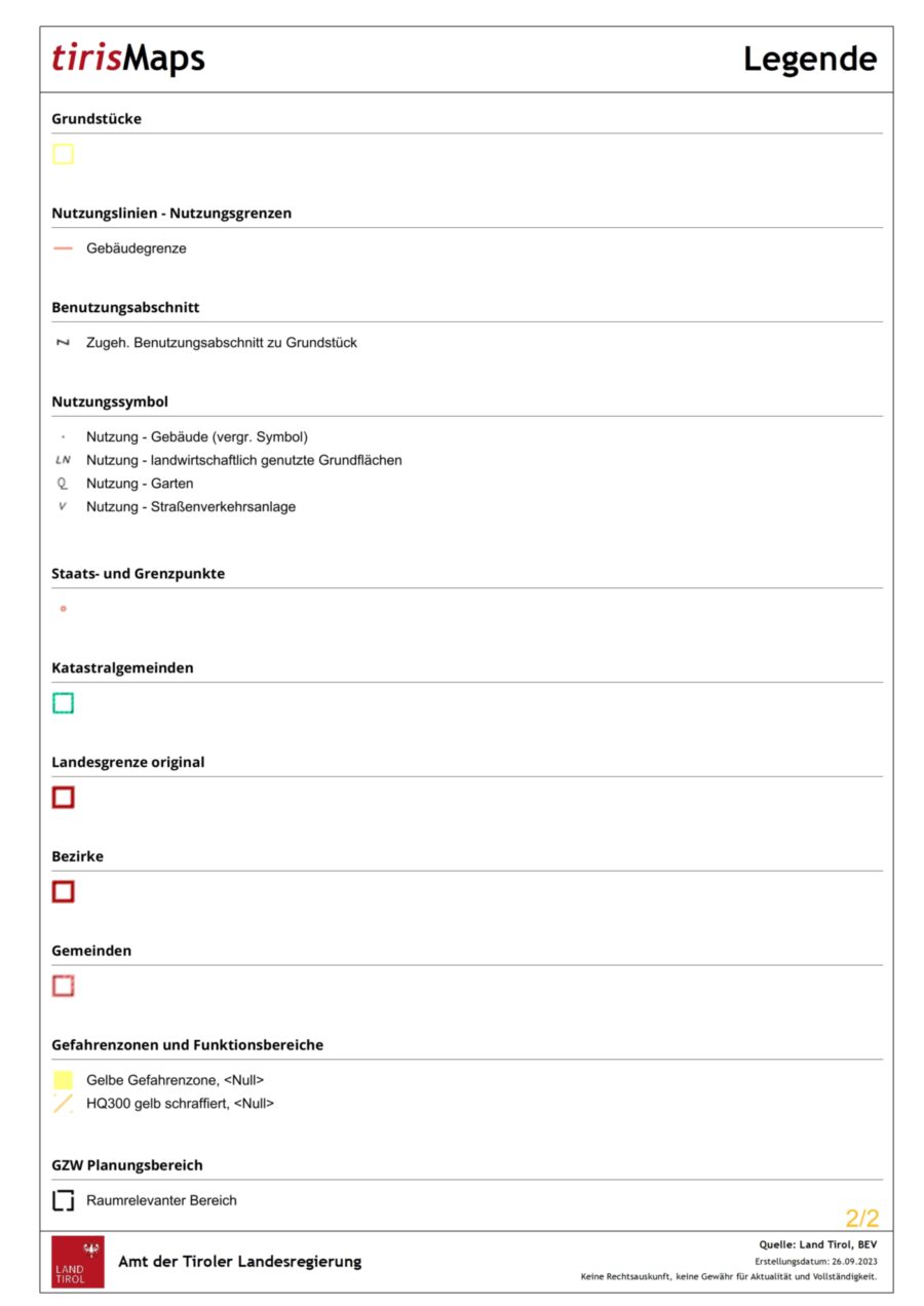 Traumlage in Hall in Tirol – Dokument 3 — Seite 2 von 2