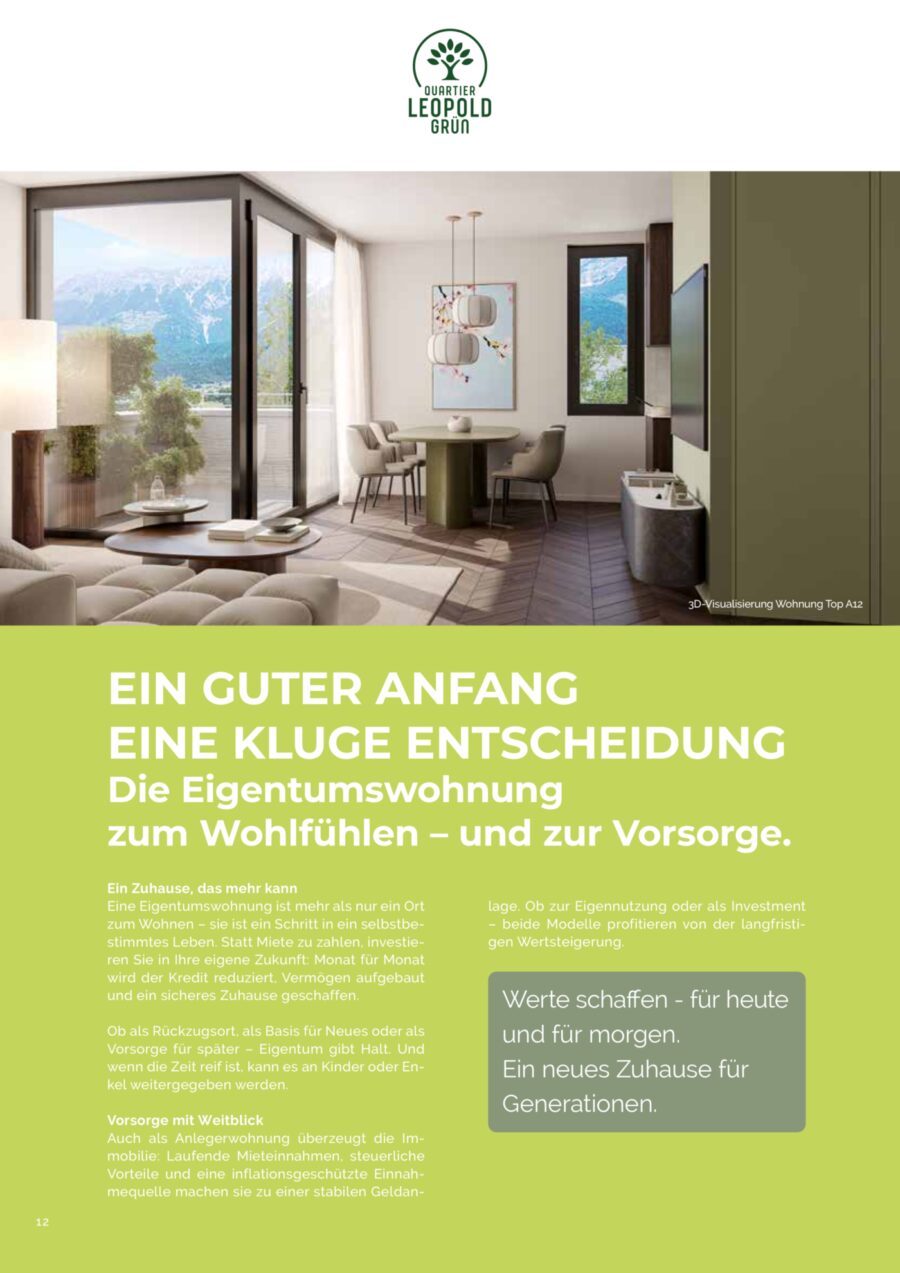 2-Zimmer-Dachgeschosswohnung, Top C36, 3.OG, Innsbruck – Dokument 1 — Seite 12 von 24