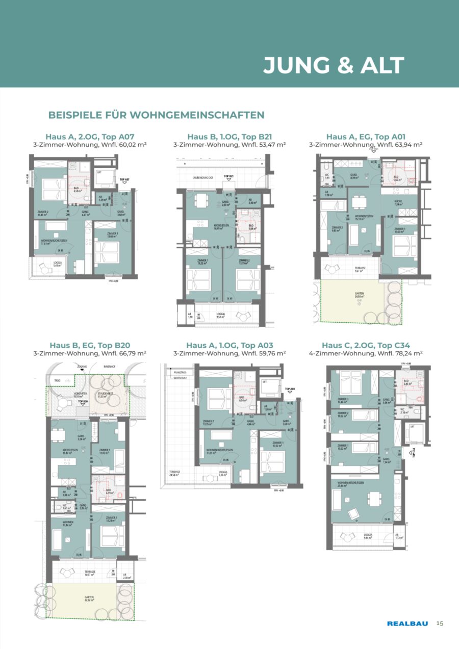 2-Zimmer-Dachgeschosswohnung, Top C36, 3.OG, Innsbruck – Dokument 1 — Seite 15 von 24