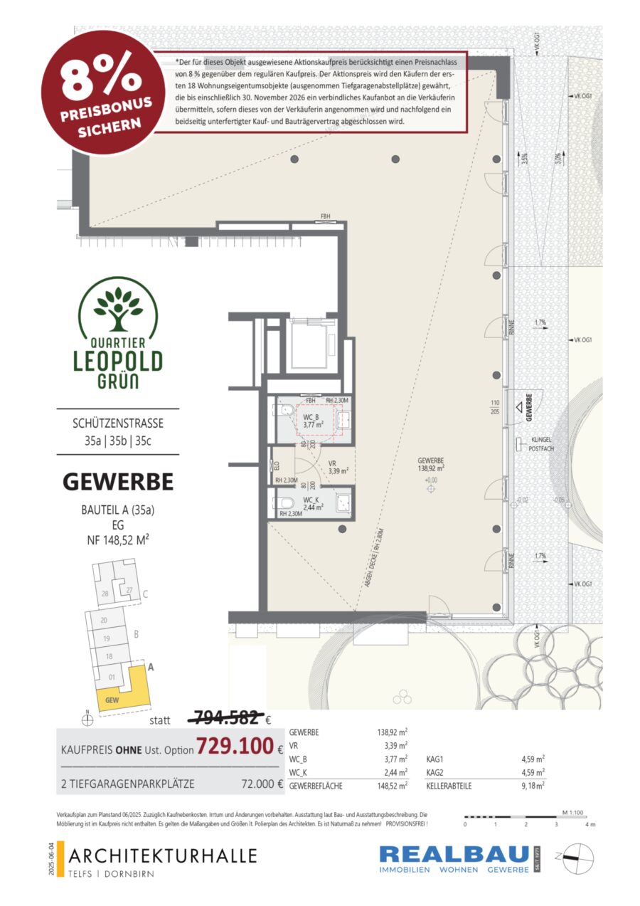 Gewerbefläche 148,5 m² Erstbezug! Schützenstraße 35 Innsbruck – Dokument 2 — Seite 1 von 1