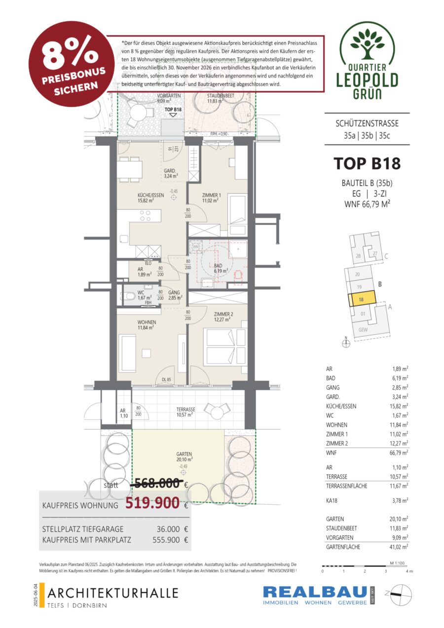 3-Zimmer-Gartenwohnung, Top B18, Innsbruck – Dokument 2 — Seite 1 von 1