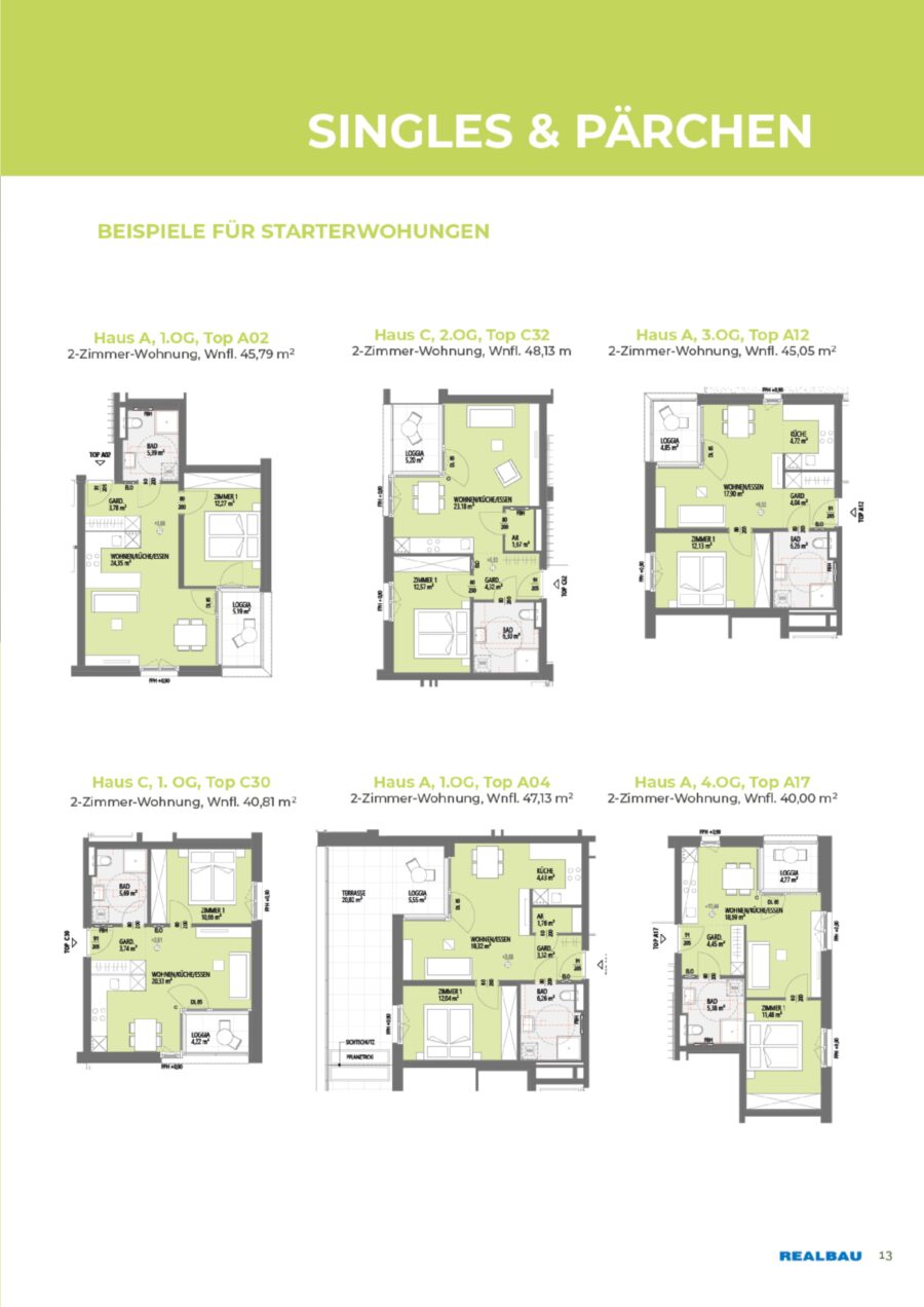 3-Zimmer-Wohnung, Top B23, 1.OG, Innsbruck – Dokument 1 — Seite 13 von 24