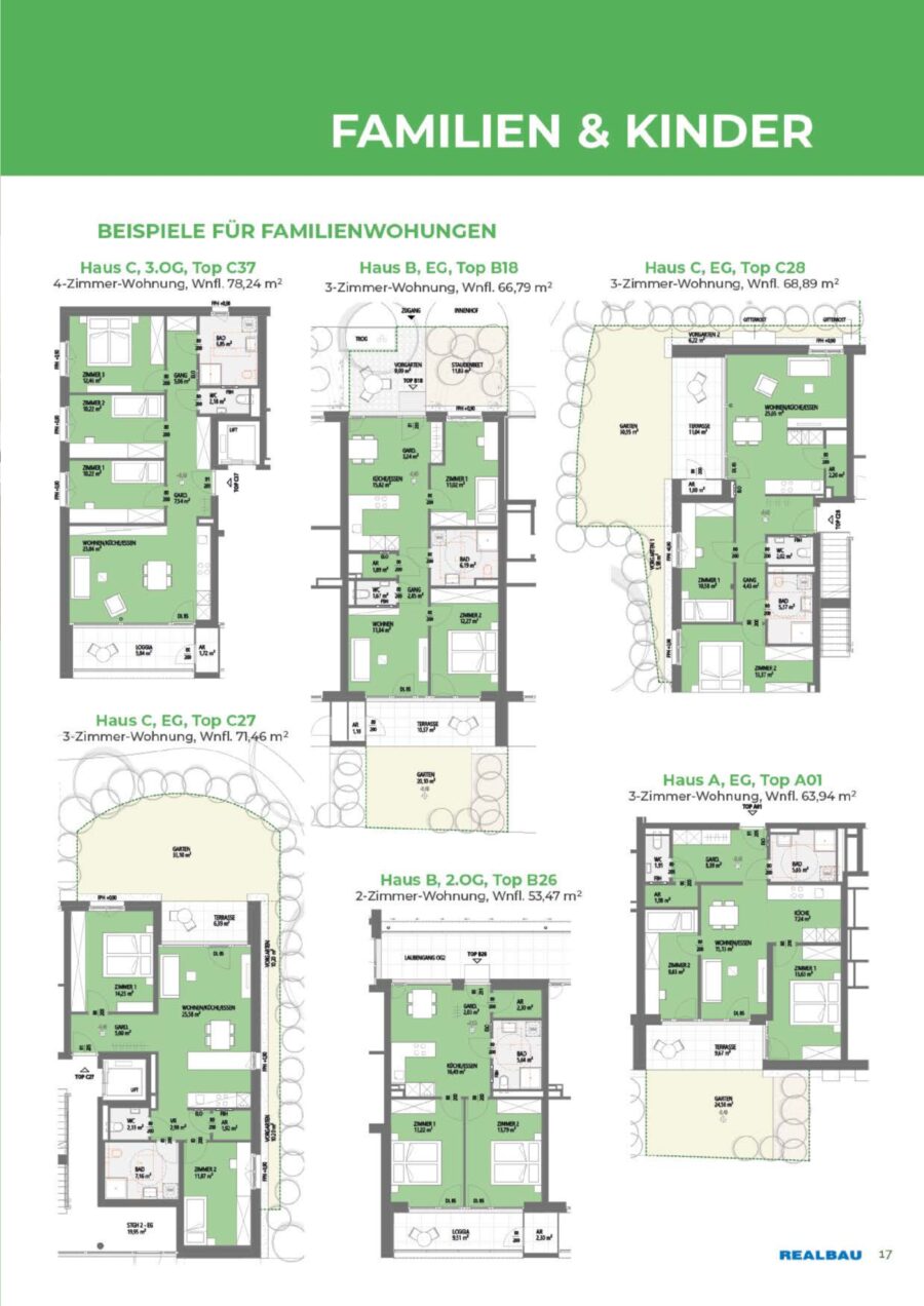 3-Zimmer-Wohnung, Top B23, 1.OG, Innsbruck – Dokument 1 — Seite 17 von 24