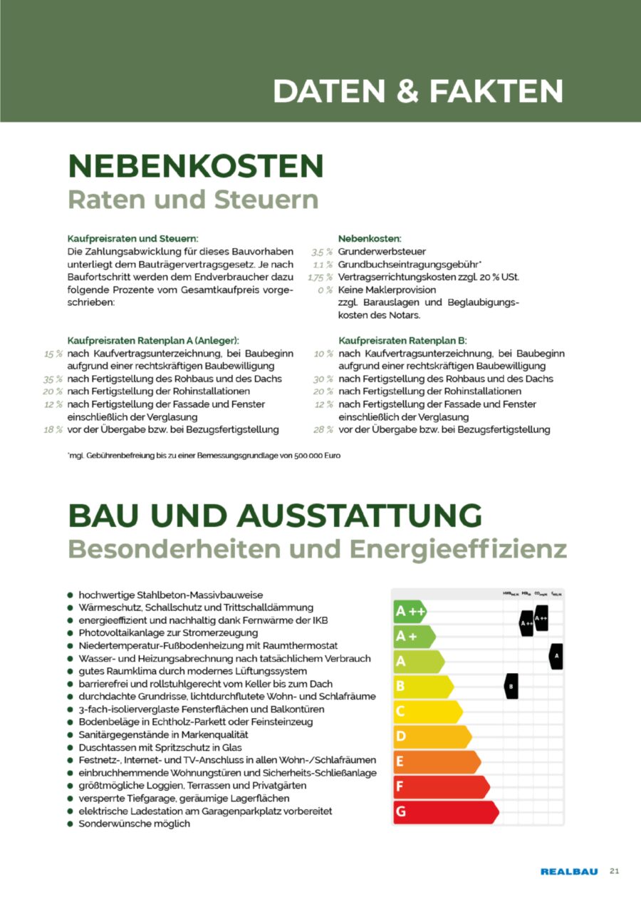 3-Zimmer-Wohnung, Top B23, 1.OG, Innsbruck – Dokument 1 — Seite 21 von 24
