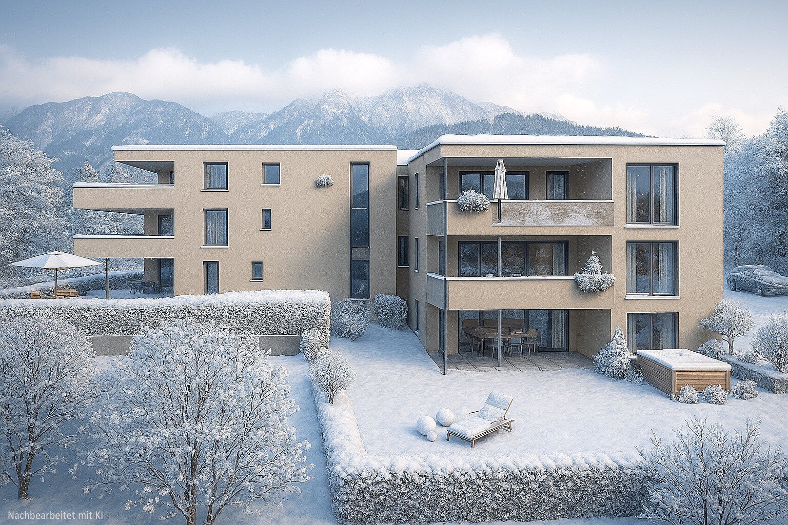 Wahrer Luxus entsteht, wenn die Privatsphäre stimmt: 119 m² Gartenwohnung, Mils bei Hall