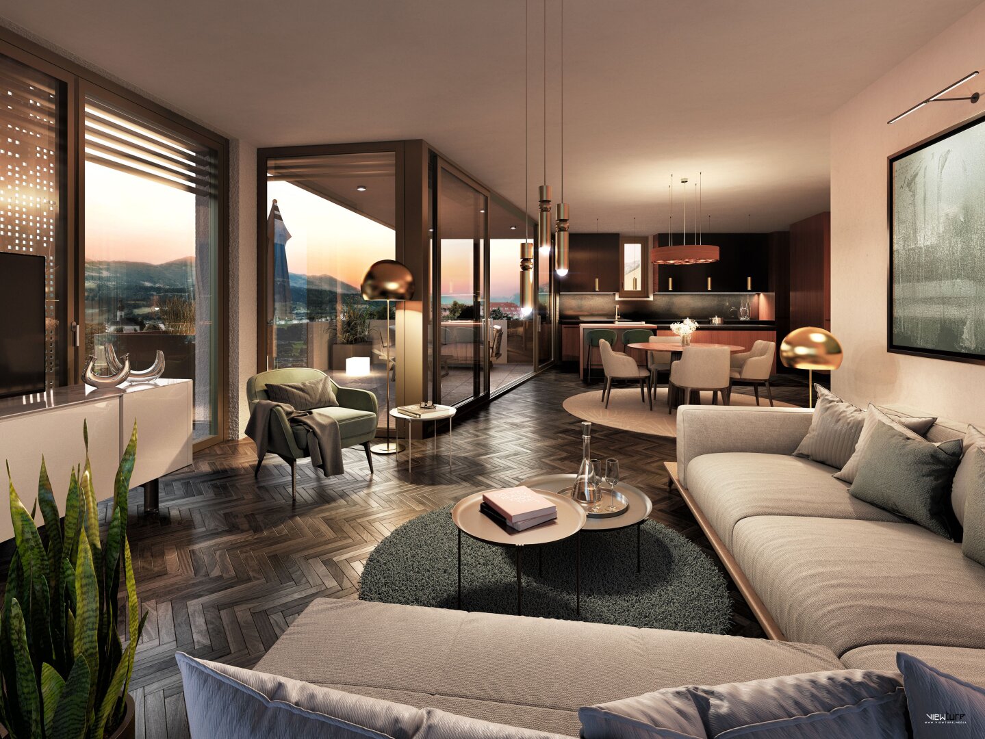 124 m² Dachgeschosswohnung, Mils bei Hall