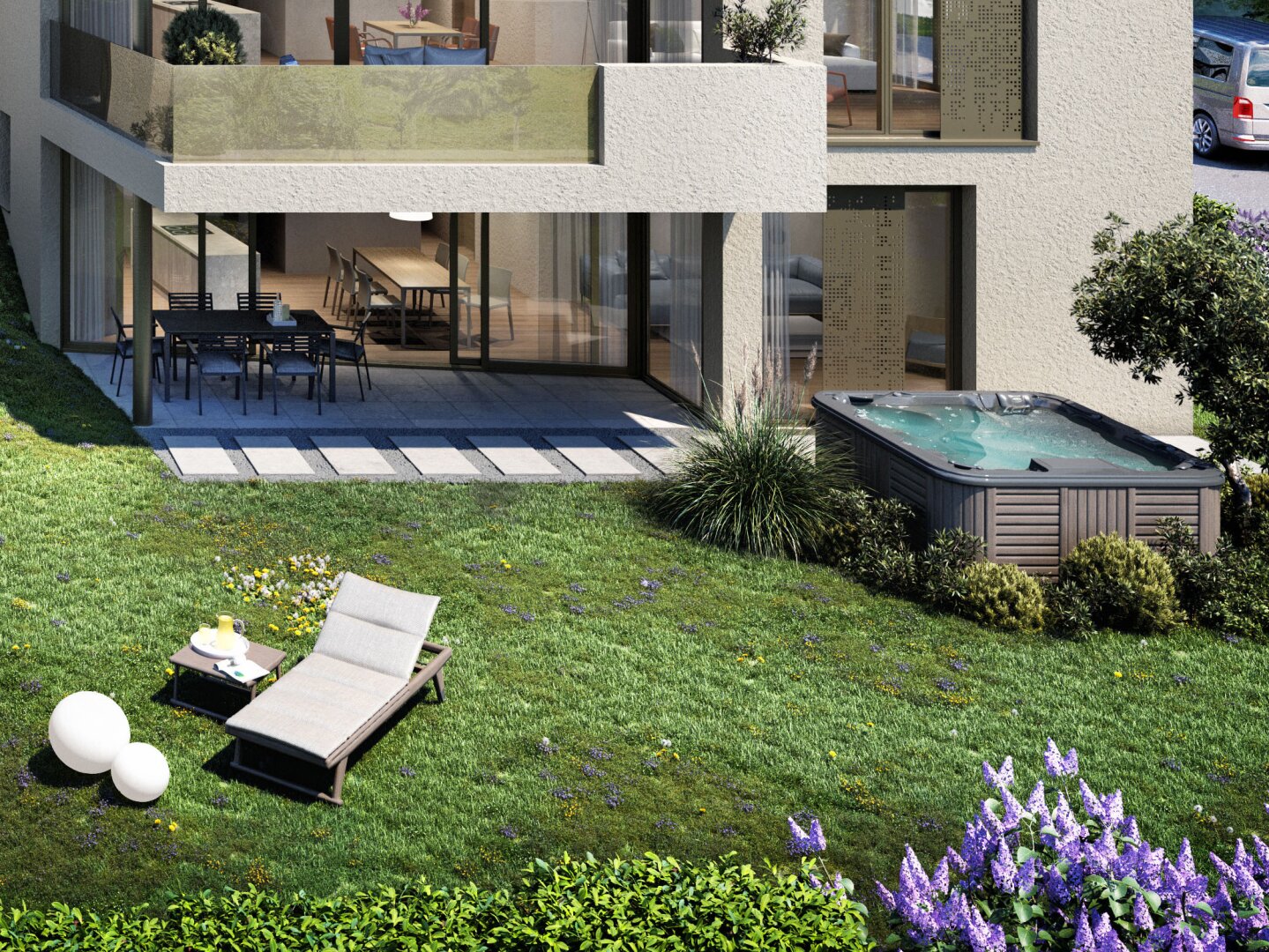 119 m² Gartenwohnung, Mils bei Hall